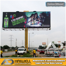 High Quality Outdoor Unipole Advertising Billboard Display Structure 18m X 6m