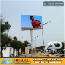 Outdoor Unipole SMD LED Screen Display Advertising Billboard Structure