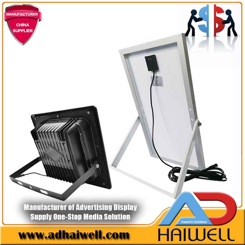 Solar Billboard LED Floodlight Lighting Fixtures System