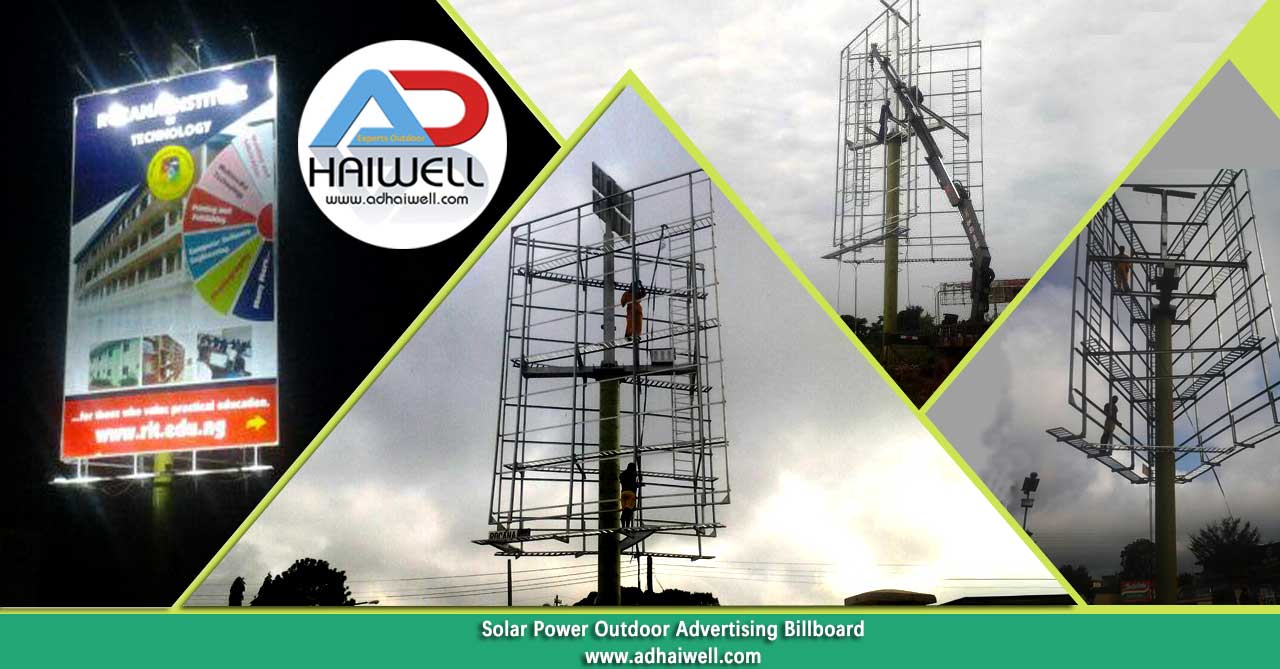 Solar Power Outdoor LED Advertising Billboard Circuit Diagram