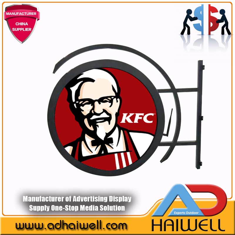 Outdoor SMD P4 Circle Logo Round LED Digital Video Display Screen Signage