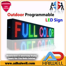 Outdoor Full Color Bar Programmable LED Signage Signs