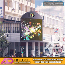 Roof Outdoor Full Color Arc-shaped LED Advertising Display