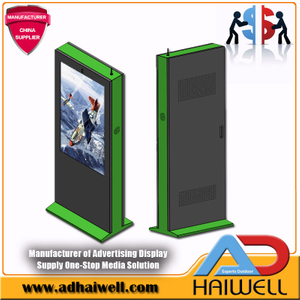 55 Inch Green LCD Fullhd Outdoor Digital Signage Display