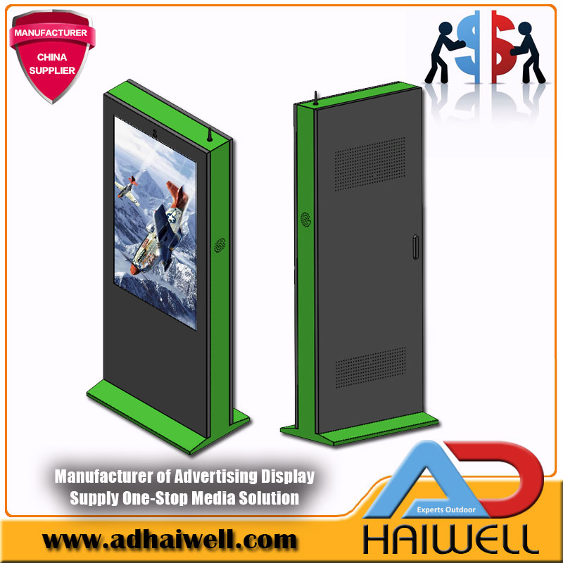 55 Inch Green LCD Fullhd Outdoor Digital Signage Display